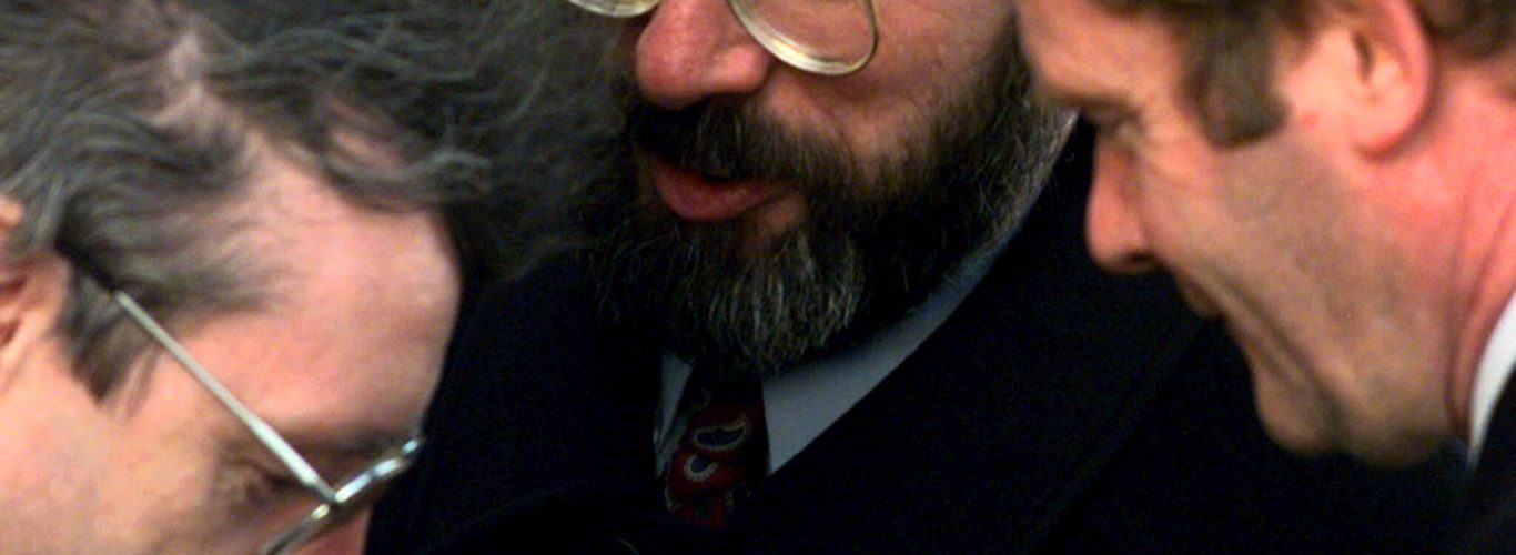 Ray in deep conversation with Martin and Gerry.